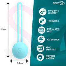 MORESSA - OSIAN ONE PELVIC FLOOR TRAINING 51g PREMIUM SILICONE TURQUOISE