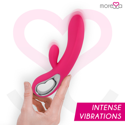 MORESSA - TROY PREMIUM SILICONE RECHARGEABLE CLITORIS G-SPOT MASSAGER