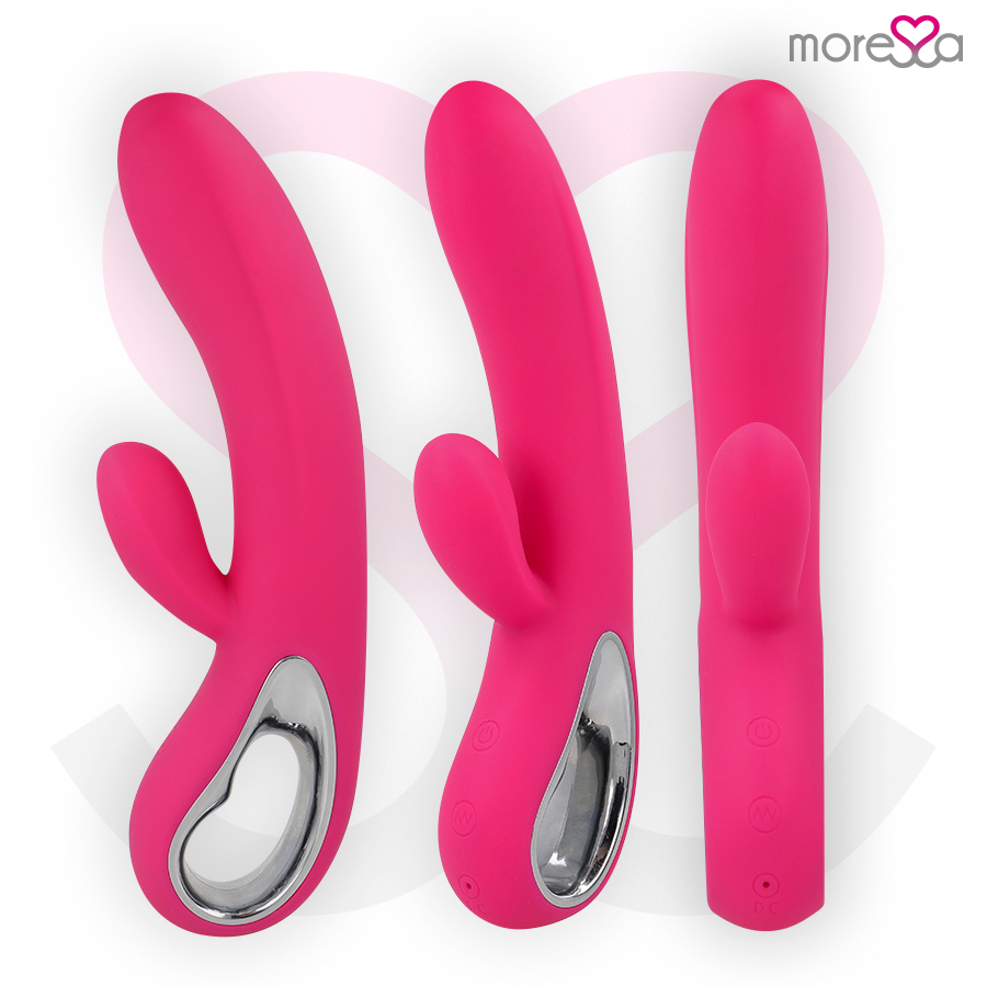 MORESSA - TROY PREMIUM SILICONE RECHARGEABLE CLITORIS G-SPOT MASSAGER