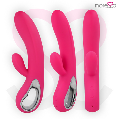 MORESSA - TROY PREMIUM SILICONE RECHARGEABLE CLITORIS G-SPOT MASSAGER