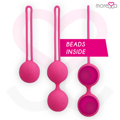MORESSA - OSIAN SET PREMIUM PINK SILICONE (Osian One - 51 g | Osian Two - 101 g | Osian Three 85 g)