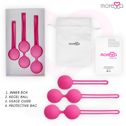 MORESSA - OSIAN SET PREMIUM PINK SILICONE (Osian One - 51 g | Osian Two - 101 g | Osian Three 85 g)