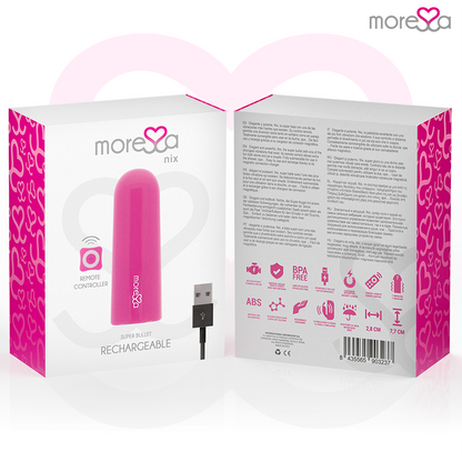 MORESSA - NIX POWERFUL MULTI-GAME VIBRATOR REMOTE CONTROL PINK