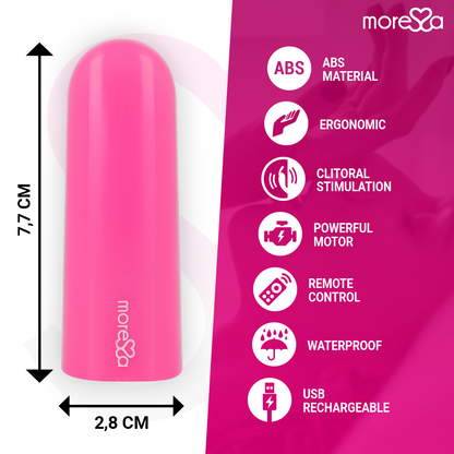 MORESSA - NIX POWERFUL MULTI-GAME VIBRATOR REMOTE CONTROL PINK
