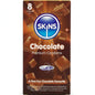 SKINS - PRESERVATIVOS PREMIUM SABOR CHOCOLATE PACK 8