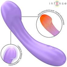INTENSE - BECKY VIBRADOR 19 CM CALENTABLE 7 VIBRACIONES MORADO