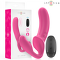 INTENSE - AMY VIBRADOR DOBLE 20 CM ROSA CONTROL REMOTO