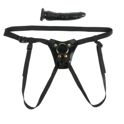 Comprar Fetish Fantasy Gold Arnés Diseño – Arnés Ajustable De PVC Y Látex Para Comodidad Personalizada-Noxtic