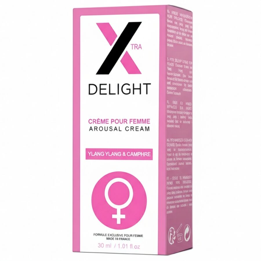 Crema eccitante RUF X Delight – Formula con oli essenziali afrodisiaci per il piacere intimo