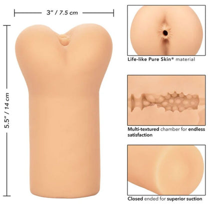 CALEXOTICS Boundless Mulatto Anus – Materiale per telecamera realistico con texture multiple per una soddisfazione infinita