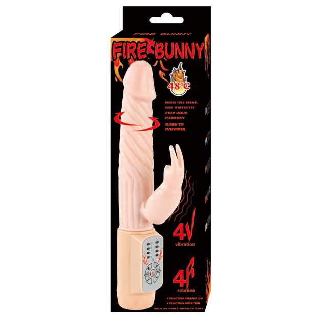 Comprar BAILE Fire Bunny Rotador – Estimulador Recargable Con Punta Giratoria Y Vibración-Noxtic