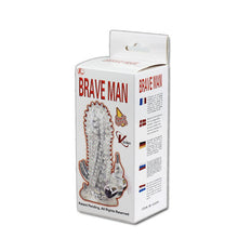 BAILE Brave Man Extensión Vibradora – Aumenta Placer Con Textura Suave y Diseño Ergonómico