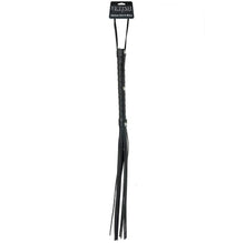 Comprar Fetish Fantasy Látigo Azotador Piel Negro – Diseño Ergonomico Con Mango Trenzado Para Agarre Seguro-Noxtic