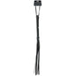 Comprar Fetish Fantasy Látigo Azotador Piel Negro – Diseño Ergonomico Con Mango Trenzado Para Agarre Seguro-Noxtic