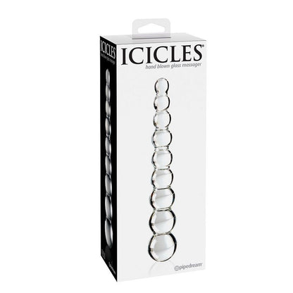 ICICLES N. 2 Masajeador De Vidrio – Diseño Elegante Hecho A Mano Con Vidrio Hipoalergénico