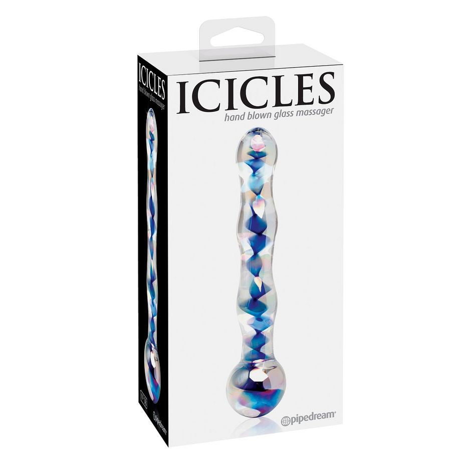 ICICLES N. 8 Masajeador De Vidrio – Diseño Elegante Hecho A Mano Para Sensaciones Únicas