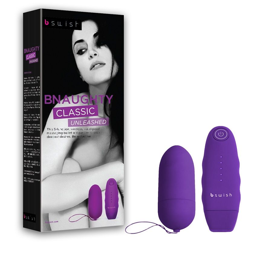 B SWISH Bnaughty Unleashed Classic Rosa – Vibrador Con Control Remoto Para Placer Personalizado