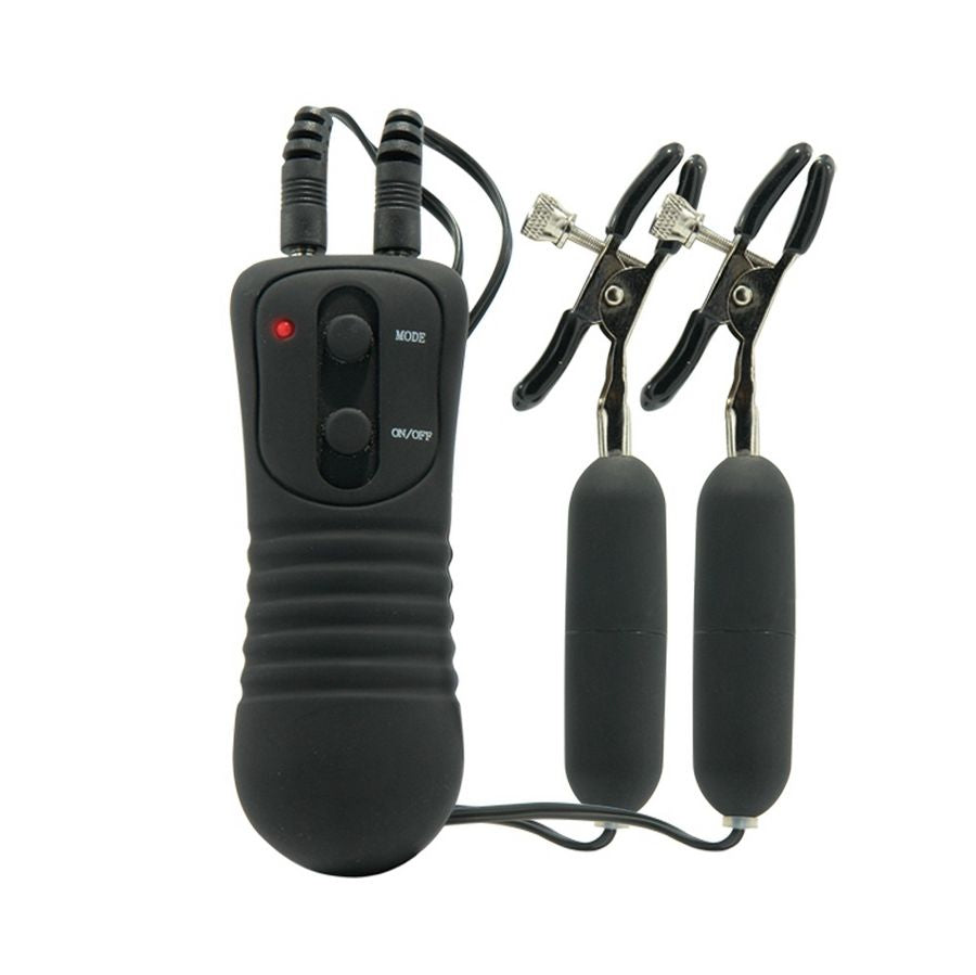 Fetish Fantasy Series Pinzas De Pezones Con Vibración – Estimulador Con 10 Patrones De Vibración Ajustables