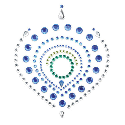 Comprar Bijoux Indiscrets Flamboyant Azul y Verde – Joyería Íntima Brillante Para Resaltar Tu Sensualidad-Noxtic