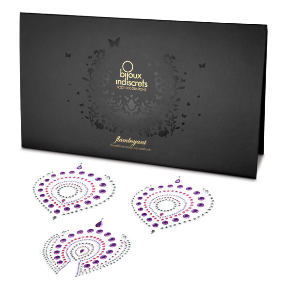 Bijoux Indiscrets Flamboyant Lilac and Pink – Gioielli intimi scintillanti per esaltare la tua sensualità
