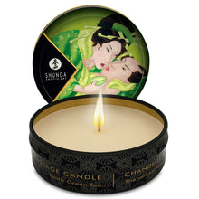 Comprar SHUNGA Mini Caress By Candlelight Té Verde 30 ML – Vela De Masaje Aromática Para Momentos Íntimos-Noxtic