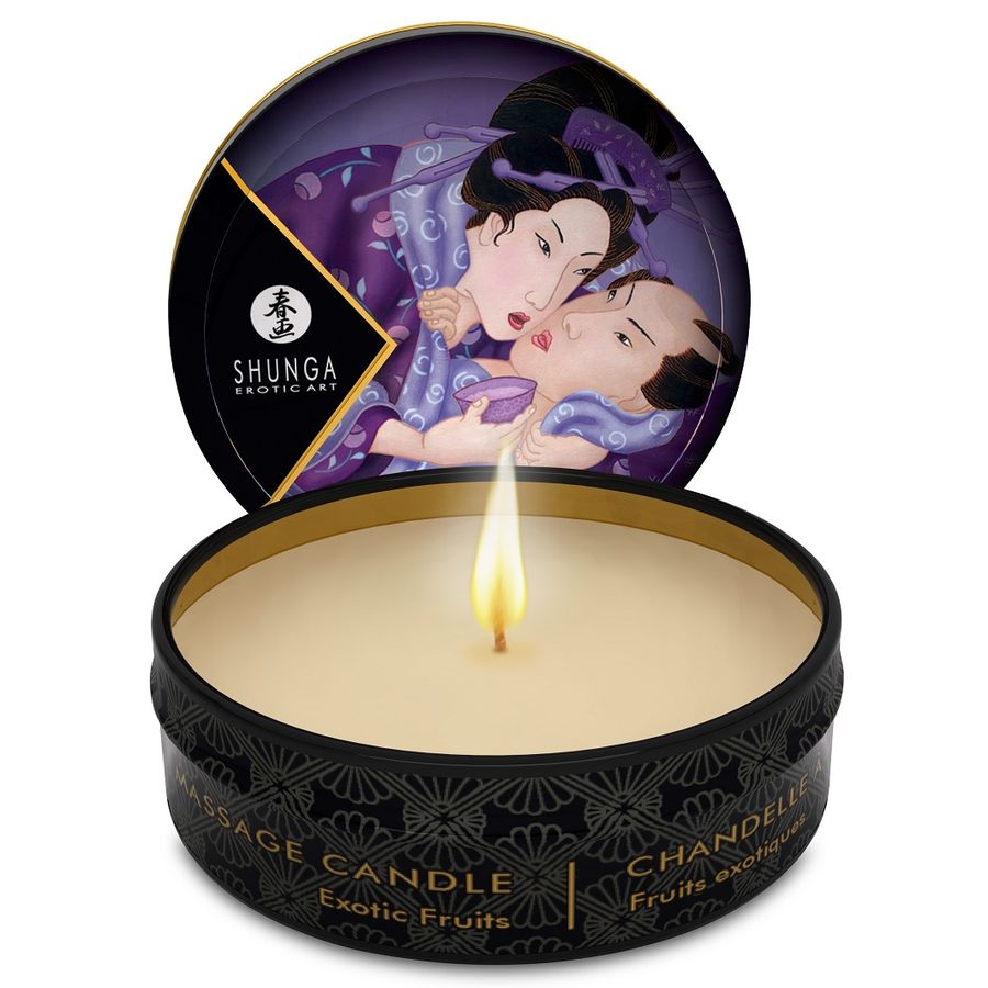 Comprar SHUNGA Mini Caress By Candlelight Vela De Masaje Con Aromas De Frutas Exóticas – Aceite Hidratante Para Momentos Íntimos-Noxtic