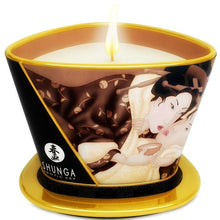 Comprar SHUNGA Mini Caress By Candlelight Chocolate 170 ML – Vela De Masaje Aromática Para Momentos Íntimos-Noxtic