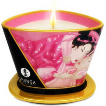 Comprar SHUNGA Mini Caress By Candlelight Vela Masaje Rosas Afrodisíacas 170 ML – Aceite Para Masaje Con Aromas Sensuales-Noxtic