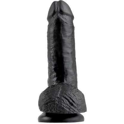 Comprar KING COCK 7 Pene Realista Negro – Diseño Realista Para Exploración Placentera-Noxtic