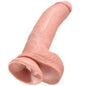 KING COCK - 9 PENE REALÍSTICO NATURAL 22.9 CM
