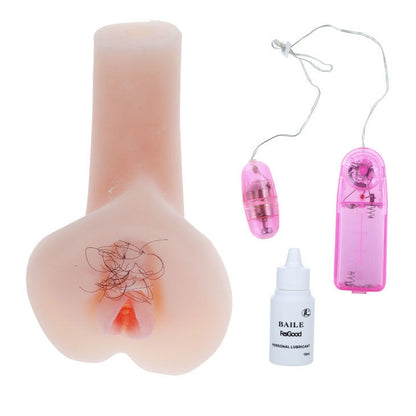 BAILE Vagina Vibradora Ultra Realista – Masturbador De Silicona Con Tacto Natural