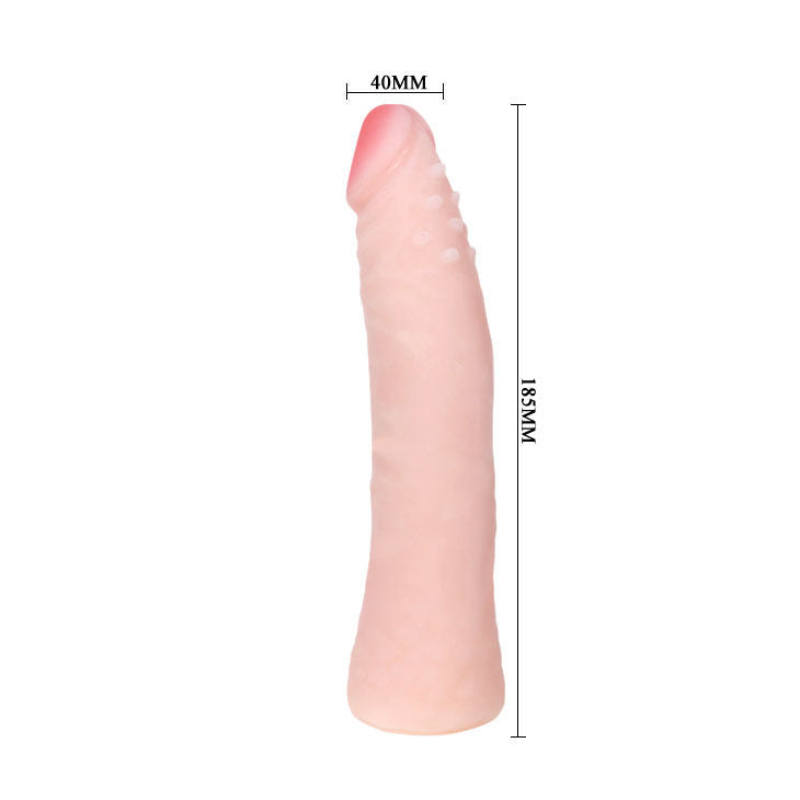 BAILE Dildo realistico in silicone effetto pelle 19 cm - Design igienico per un uso versatile