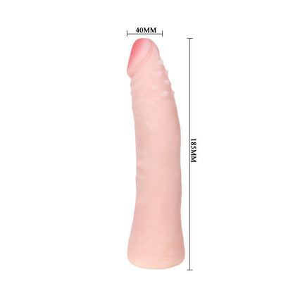 BAILE Dildo realistico in silicone effetto pelle 19 cm - Design igienico per un uso versatile