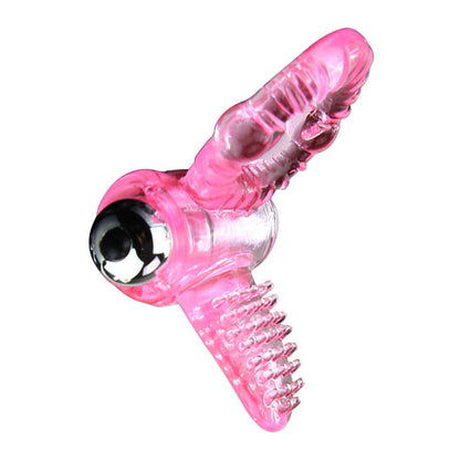 BAILE Sweet Abs Anillo Vibrador Rosa – Diseño Ergonómico Con Estimulador Para Mayor Placer
