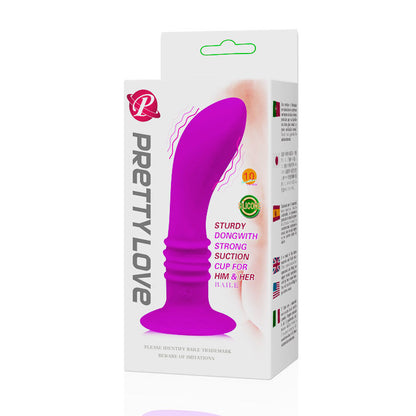 PRETTY LOVE Booty Passion Plug – Vibrador Silencioso Con 10 Modos De Estimulación