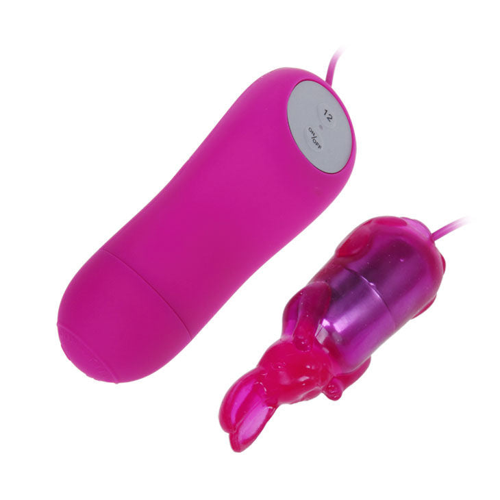 BAILE Conejito Vibrador 12 Velocidades – Estimulador Acuático Con Mando Sencillo Para Diversión Sin Fin