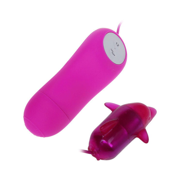 BAILE Cute Secret Delfín Vibrador – Estimulador Acuático Con Mando Fácil De Usar