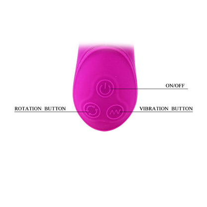 Comprar Pretty Love Hale Rotador Lila – Masajeador Ergonómico Con 7 Modos De Rotación Y 30 Modos De Vibración-Noxtic