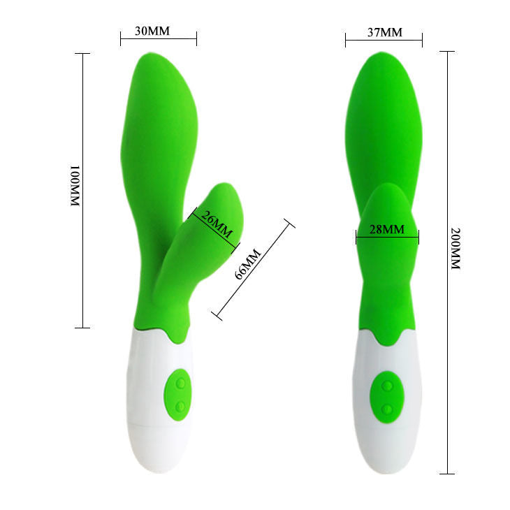 PRETTY LOVE Flirtation Vibrator Owen Green – Stimolatore ergonomico con vibrazioni irresistibili