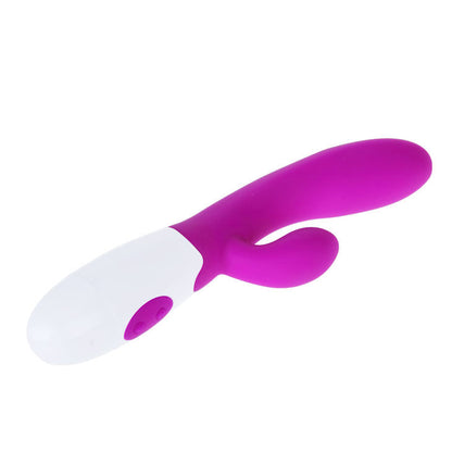 PRETTY LOVE Flirtation Vibrador Lila y Blanco – Estimulador Con Diseño Elegante Para Experiencias Inolvidables
