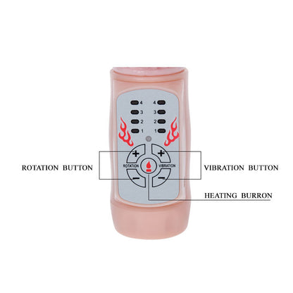 Comprar BAILE Fire Bunny Rotador – Estimulador Recargable Con Punta Giratoria Y Vibración-Noxtic