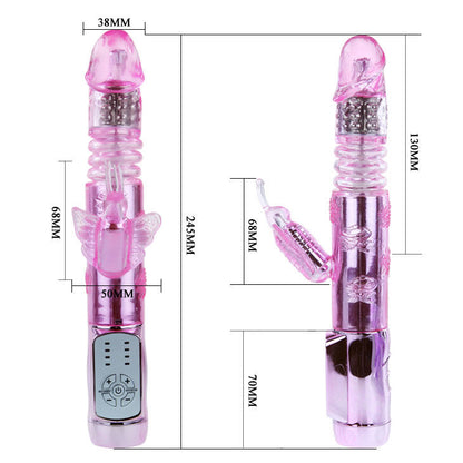 Comprar BAILE Rabbit Throbbing Butterfly – Vibrador Con Doble Rotación y Sistema Automático-Noxtic