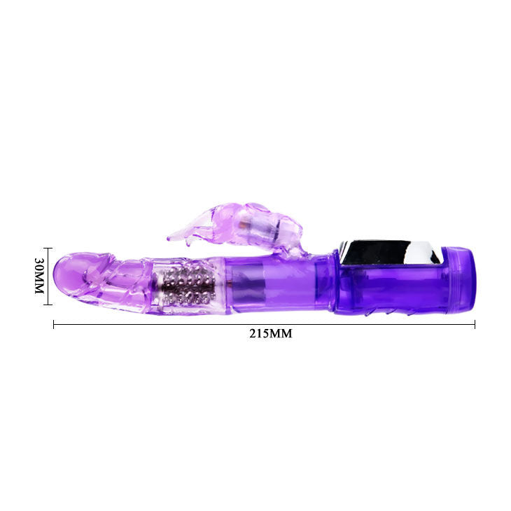 Comprar BAILE U.S. Rabbit Passion Baron – Vibrador Con Panel Táctil Retroiluminado y Bolas Metálicas Estimulantes-Noxtic