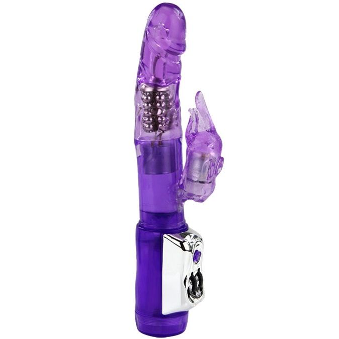 Comprar BAILE Super Sex Rabbit – Vibrador Con Eje Bulboso Y Cuentas Giratorias Para Estimulación Placentera-Noxtic