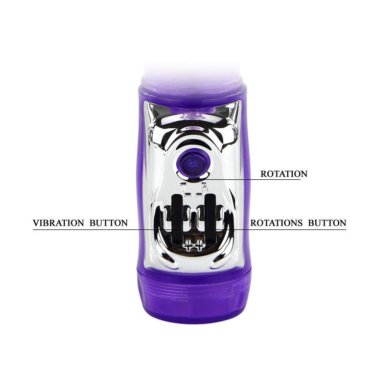 Comprar BAILE Super Sex Rabbit – Vibrador Con Eje Bulboso Y Cuentas Giratorias Para Estimulación Placentera-Noxtic