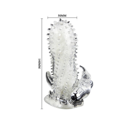 BAILE Brave Man Extensión Vibradora – Aumenta Placer Con Textura Suave y Diseño Ergonómico