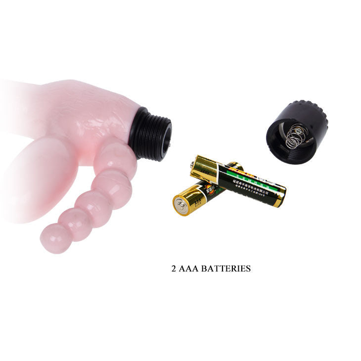 BAILE Arnés Sin Correas TPR – Vibrador Con Estimulador Anal Para Comodidad Inigualable