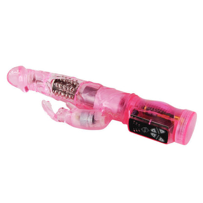 BAILE Mini Rotador Rabbit Rosa – Vibrador Con Control Electrónico y Suave Gelatina