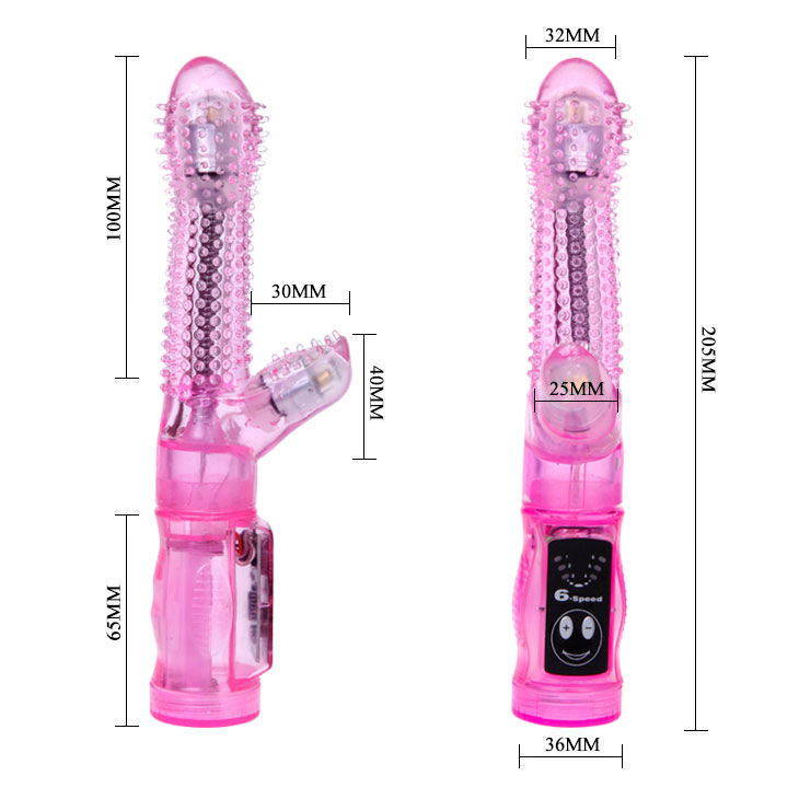 BAILE Vibrador Intimate Lover Tease Lila – Vibrador Resistente Al Agua Con Diseño Ergonómico
