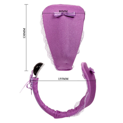 Comprar BAILE Tanga Con Vibrador Con Control Remoto Lila – Diseño Innovador Para Estimulación Sensitiva-Noxtic